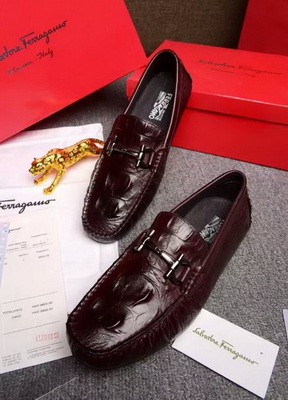 Salvatore Ferragamo Business Casual Men Shoes--017